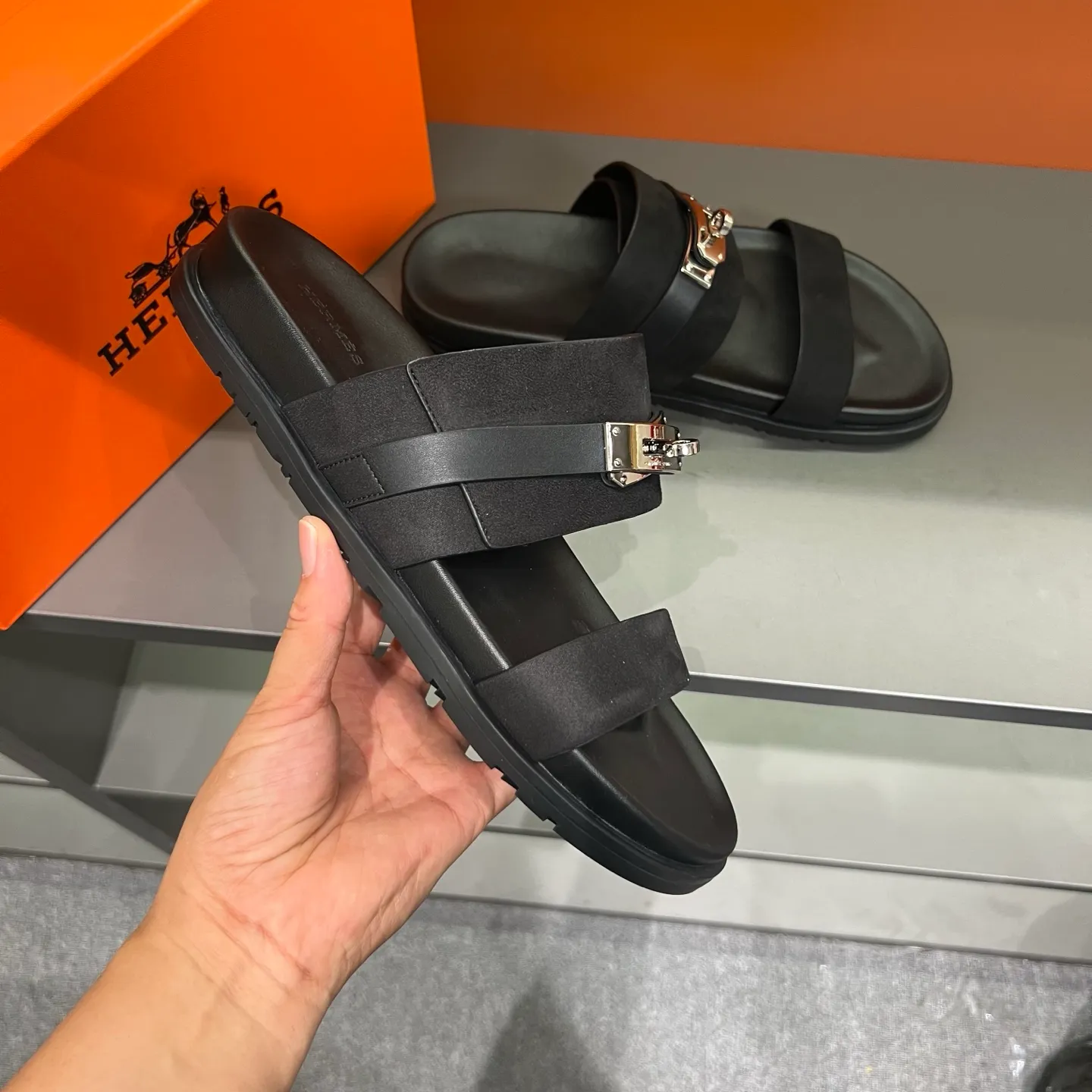 Men's shoes 💰300, size 38-45, the new 2014 summer Hermes shoes are the same as the original ones, handmade by masters! ❥High-end customization, exclusive products, the highest version in the industry⚠❥Using: Hermers upper: (pursuing top walking comfort) ✨Top quality on sale━━━━Hermes━━━━━